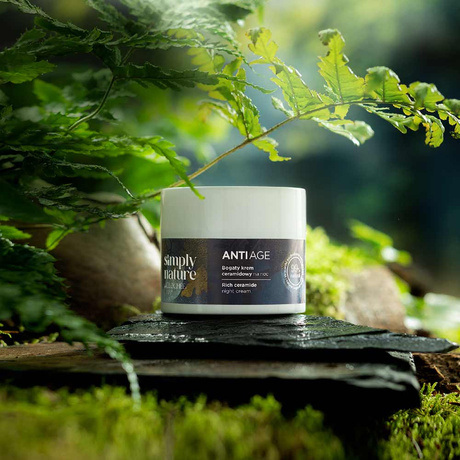 Rich ceramide night cream