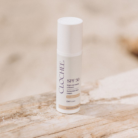 SPF 50 Face Cream with toning sunscreen